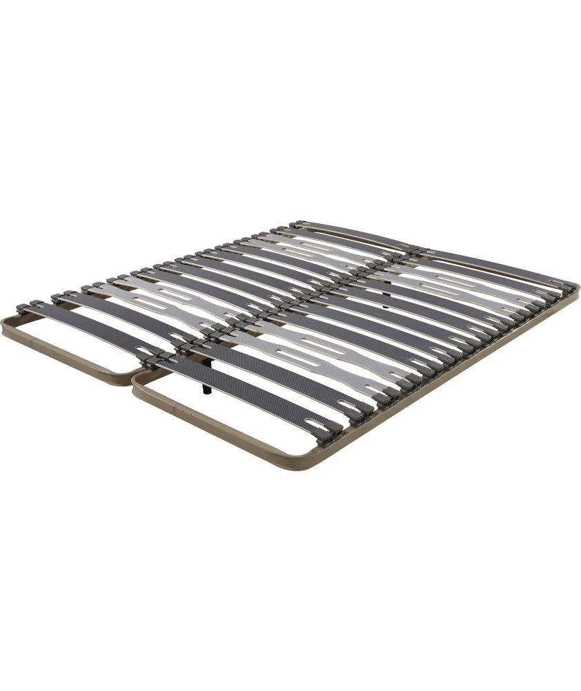 Sommier 90+90x200 Zeta 2x14 lattes