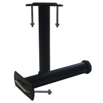 2 pieds de liaison métal H 21 à 32 cm pour sommier métal