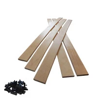 2 lattes + embouts - 780x48x8 mm - lit 160 - pour sommier / bz / clic clac