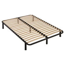 Sommier métal démonté + pieds 160x200