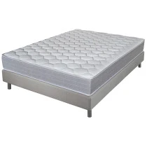 Sommier + Pieds + Matelas Madere Newkit Lin 160x200