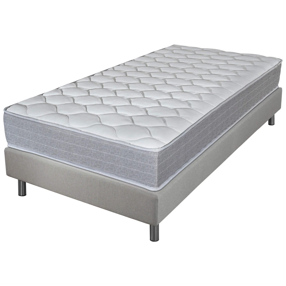 Sommier + Pieds + Matelas Madere Newkit Lin 90x190