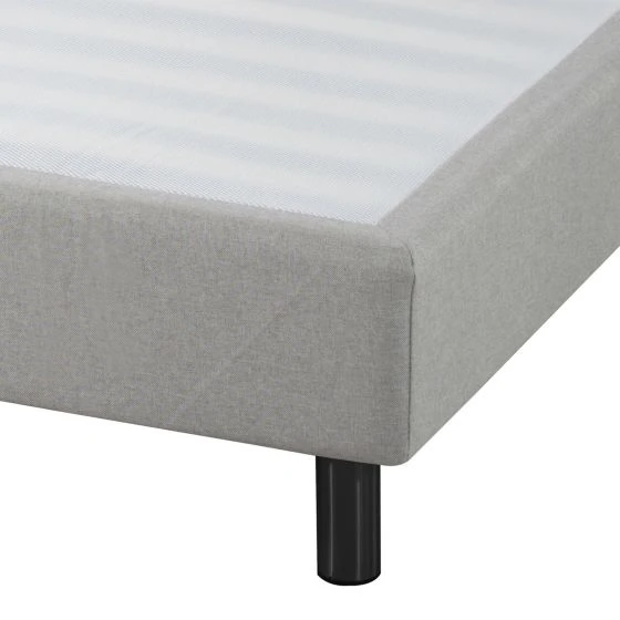 Sommier + Pieds + Matelas Marly Newkit Lin 90x190