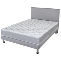 Ensemble tête de lit Madere SR9 gris 160x200