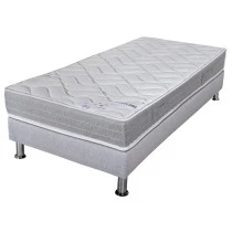 Ensemble tapissier Maryland Gris finaud 90x190