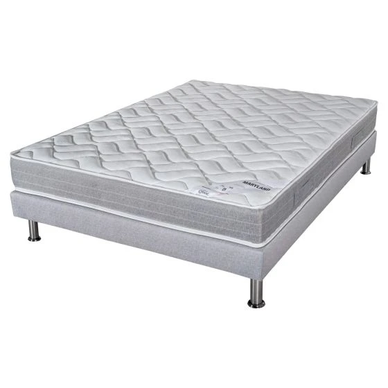 Ensemble tapissier Maryland Gris finaud 160x200