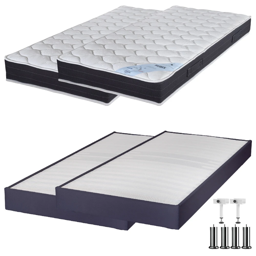 Ensemble tapissier Rubis Omega Volcan 2x90x190