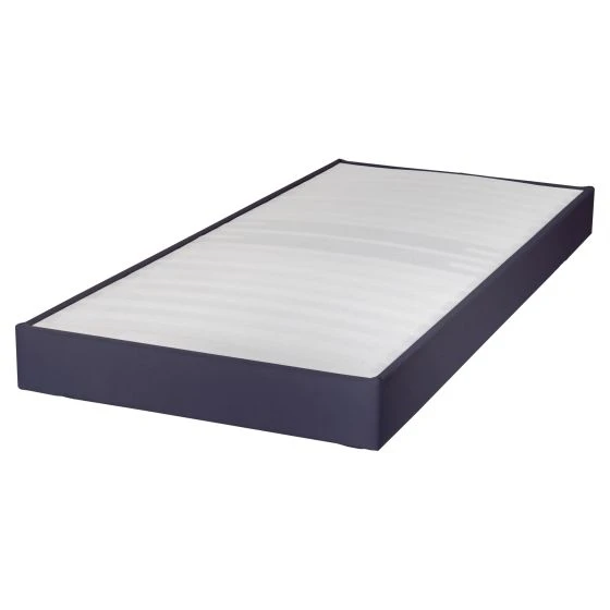 Sommier tapissier 90x190 Omega tissu volcan 18 lattes