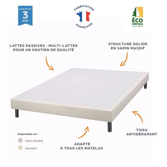 Ensemble tapissier Record SR15 Volcan 90x190