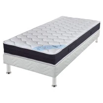Ensemble tapissier Rubis Omega strech blanc 90x200