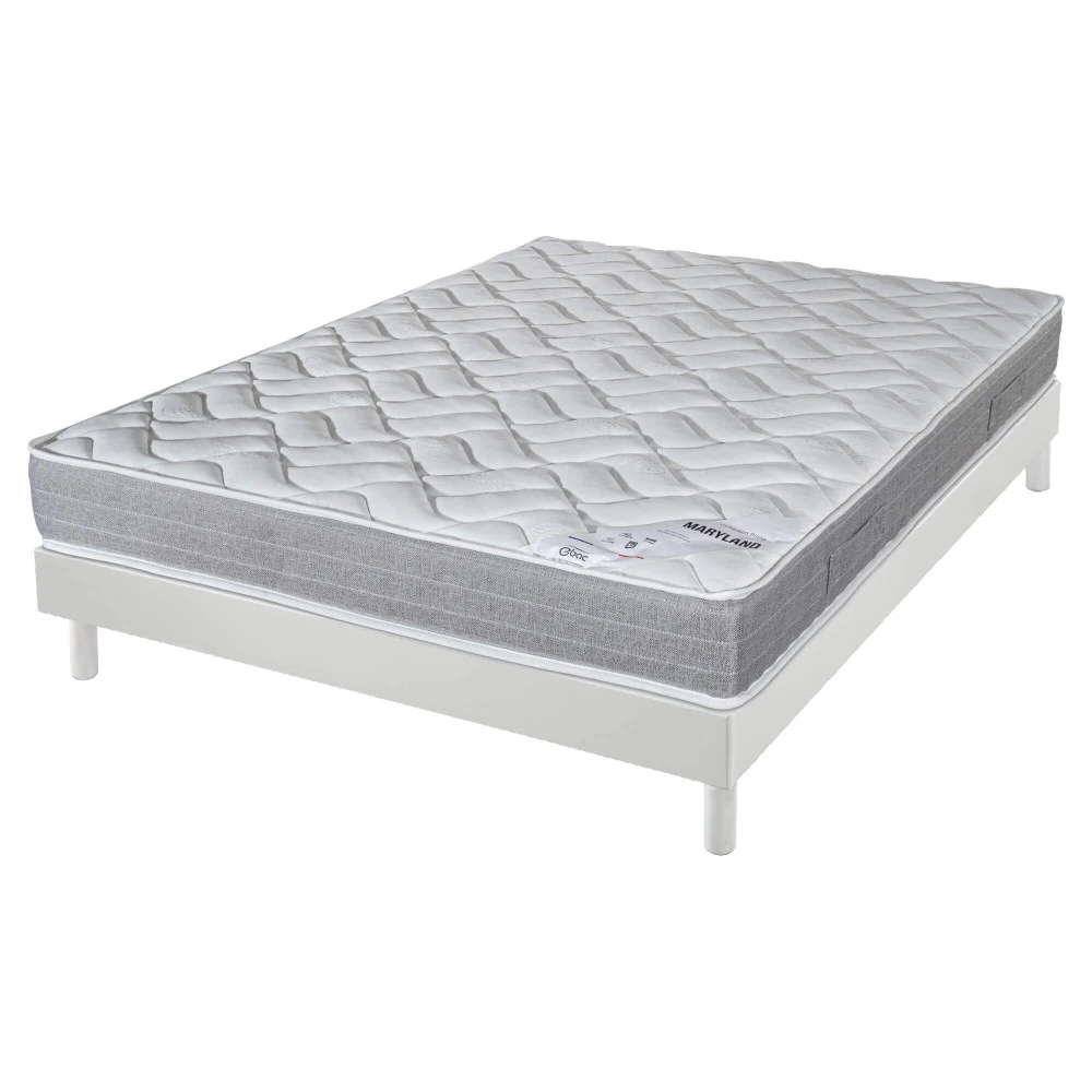 Ensemble Maryland Decokit 160x200 blanc