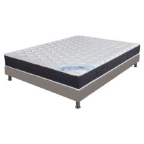 Ensemble tapissier Rubis Omega simili taupe 120x190