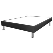 Sommier tapissier + pieds 160x200 SP18 13 lattes anthracite