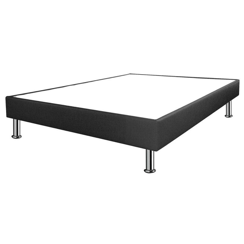 Sommier tapissier + pieds 160x200 SP18 13 lattes anthracite