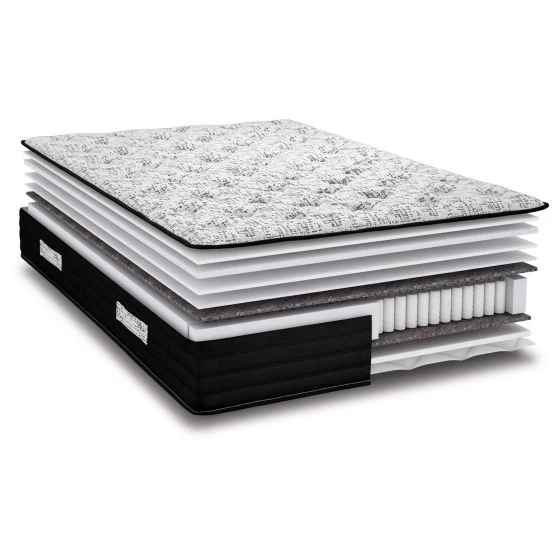 Literie complète Black Matress SR9 Deco 140x190