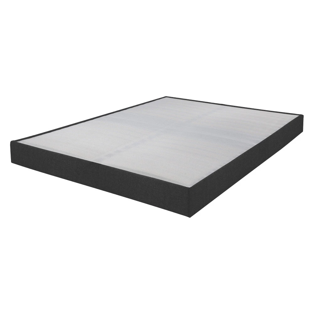 Sommier tapissier 120x190 Omega anthracite 2x18 lattes