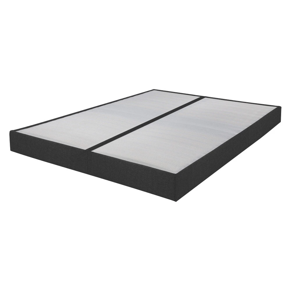 Sommier tapissier 90+90x200 Omega anthracite 18 lattes