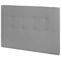 Tête de lit capitonnée Orane l.190 tissu perle