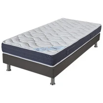 Ensemble tapissier Melior Omega anthracite 90x200