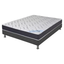 Ensemble tapissier Melior Omega anthracite 140x200