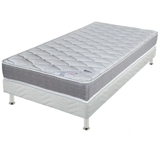 Ensemble tapissier Ryad Omega strech blanc 90x190
