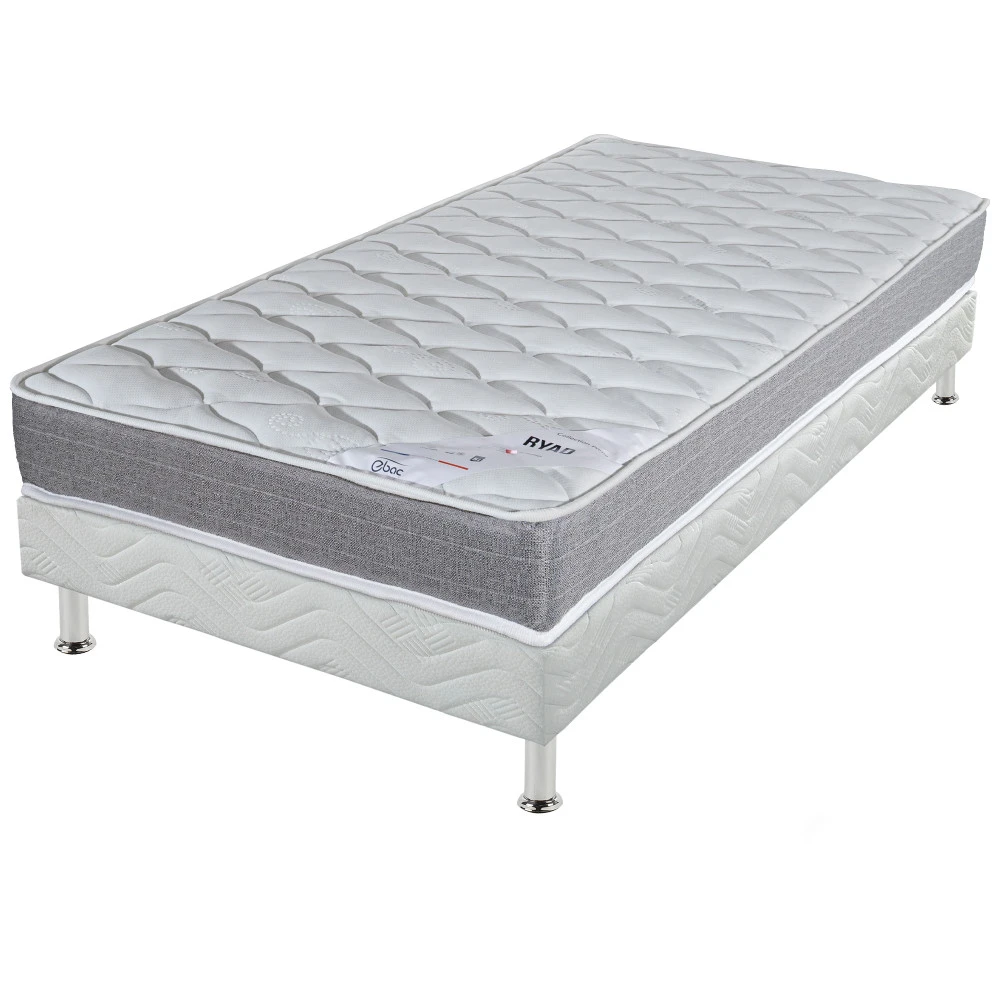 Ensemble tapissier Ryad Omega strech blanc 90x190