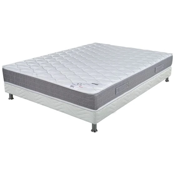 Ensemble tapissier Ryad Omega strech blanc 140x190