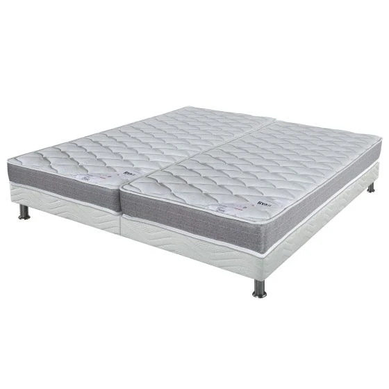 Ensemble tapissier Ryad Omega strech blanc 2x90x190