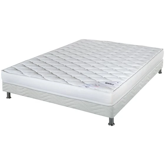 Ensemble tapissier Marly Omega strech blanc 140x190