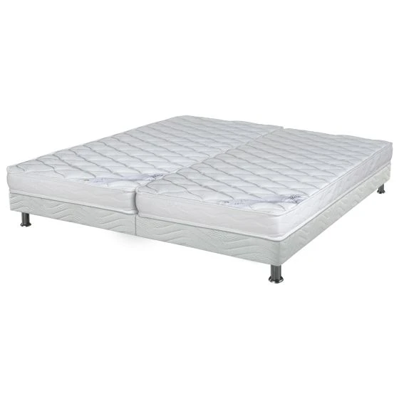 Ensemble tapissier Marly Omega strech blanc 2x80x190