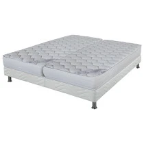 Ensemble tapissier Montana Omega strech blanc 2x80x190