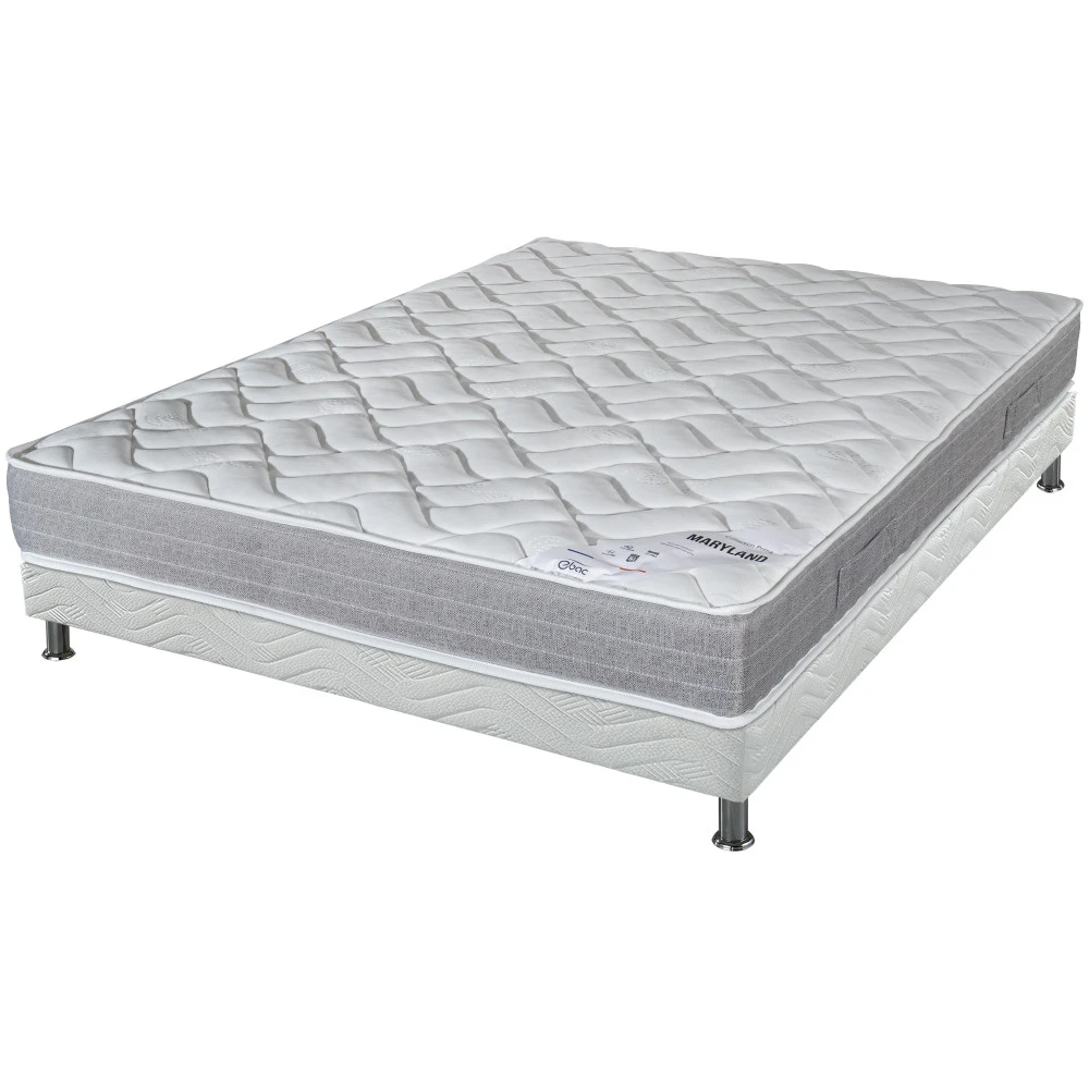 Ensemble tapissier Maryland Omega strech blanc 120x190