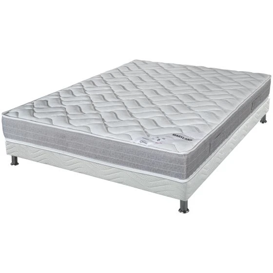 Ensemble tapissier Maryland Omega strech blanc 160x200