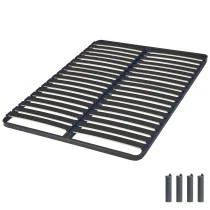 Sommier + jeu de pieds 120x190 Iota 2x18 lattes