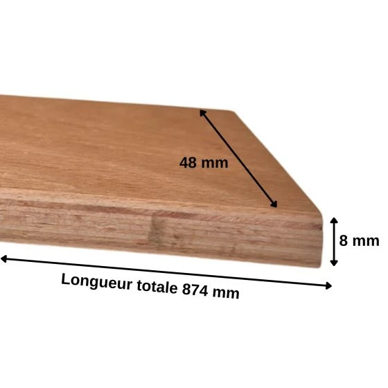 5 lats + emb - 874x48x8 mm - AMZ