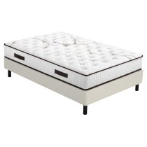 Sommier + Pieds + Matelas Myriade 4 Newkit Bouclette 160x200