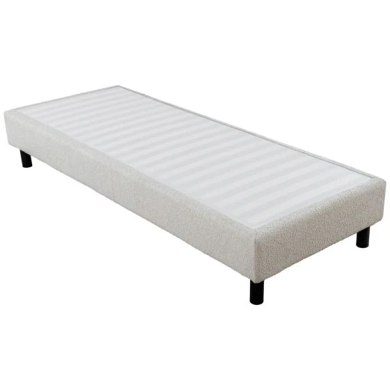 Sommier + Pieds + Matelas Myriade 4 Newkit Bouclette 90x190
