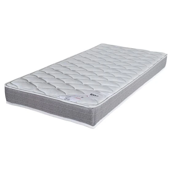 Sommier + Pieds + Matelas Ryad Newkit Lin 90x190