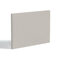 Tête de lit Irrésistible l.150 tissu bouclette crème