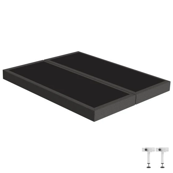 Sommier tapissier 2x90x200 SR15 anthracite 3