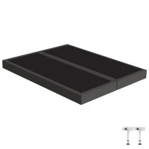 Sommier tapissier 2x80x200 SR15 anthracite 3