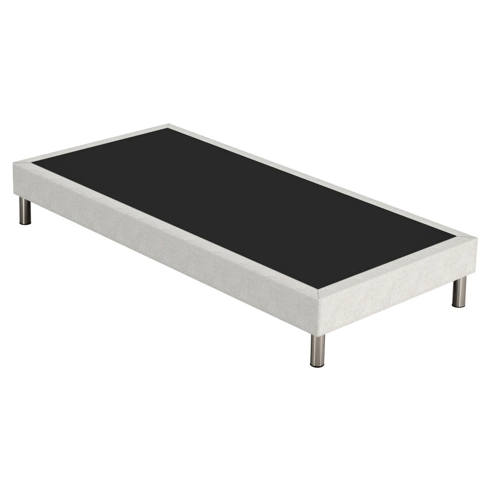 Sommier tapissier + pieds 80x200 SR15 beige