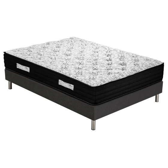 Ensemble tapissier Black Matress SR15 Anthracite 160x200