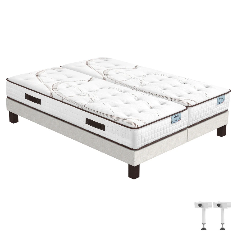 Ensemble tapissier Moorea SR15 Beige 2x90x190
