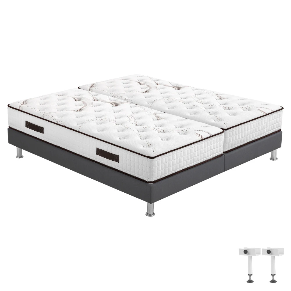Ensemble tapissier Myriade Omega Volcan 2x90x200
