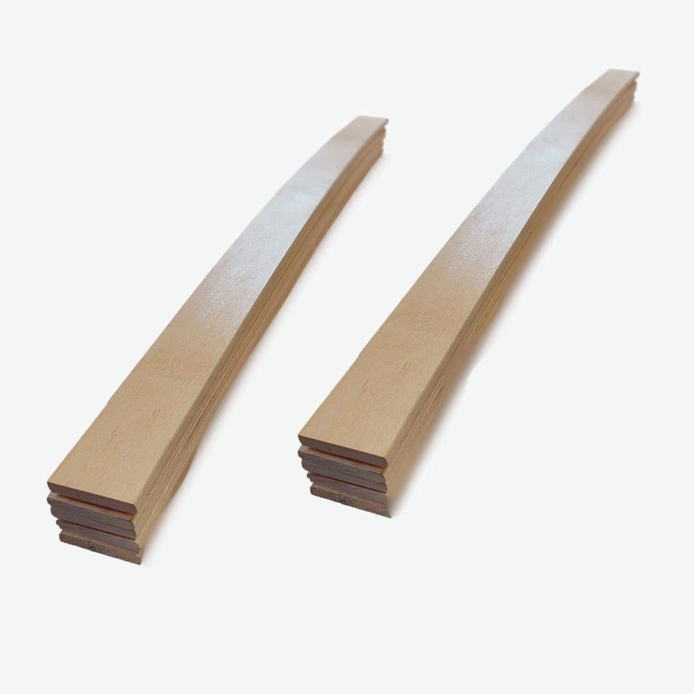 10 Lattes pour Sommier et Lit 140x190 | Bois 7 Plis | 680x48x8 mm | Remplacement pour Clic Clac, BZ, Lattes Bois, Sommier à Latt