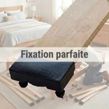 15 lattes + 30 embouts - 680x48x8 mm - lit 140 - pour sommier / bz / clic clac