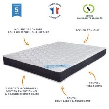 Matelas 80x200 Rubis ressorts