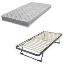 Sommier gigogne + matelas Morgan 90x190