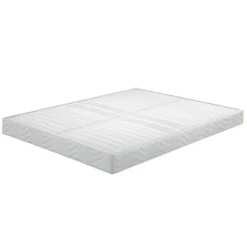Sommier tapissier 140x190 Omega blanc 2x16 lattes